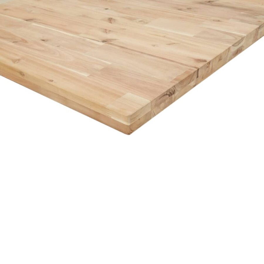 Badkamer wandschap staal en massief acaciahout - Afbeelding 10