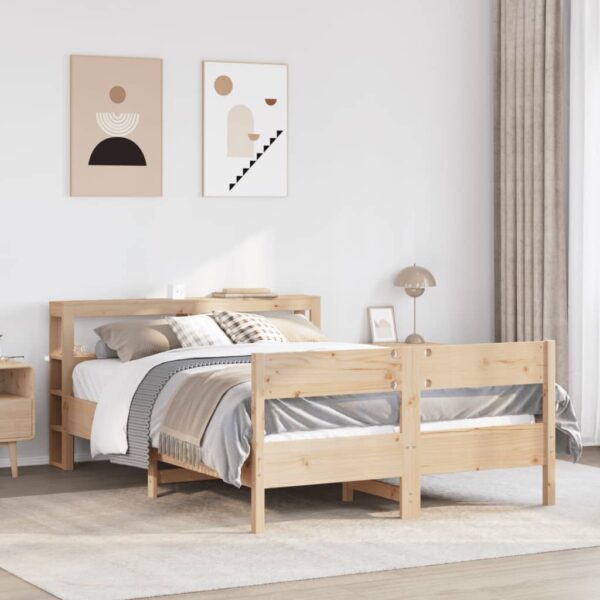 Bedframe zonder matras massief grenenhout 120x200 cm