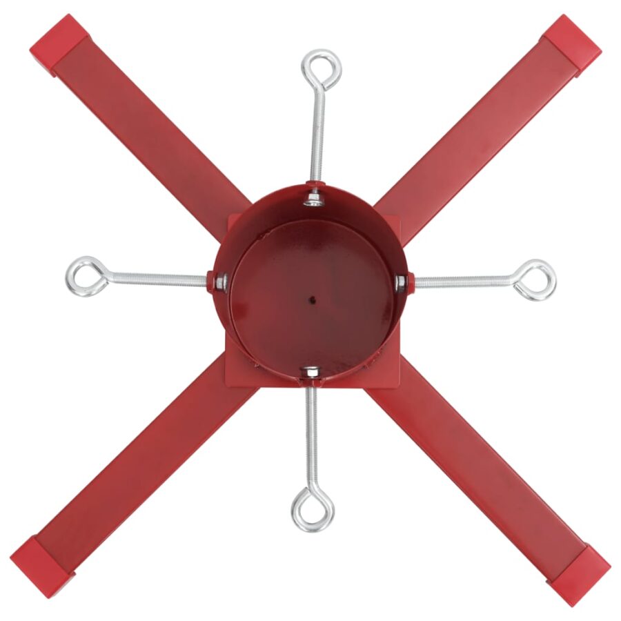 Kerstboomstandaard 61x61x15,5 cm rood - Afbeelding 6