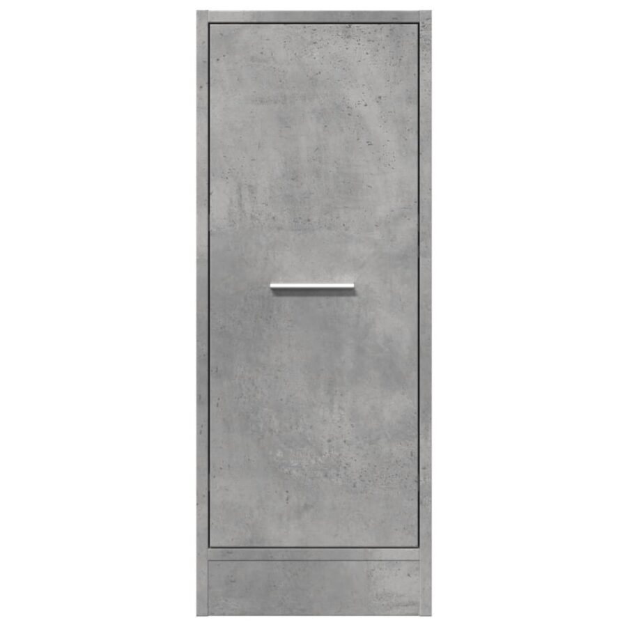 Apothekerskast 30x41x77,5 cm bewerkt hout betongrijs - Afbeelding 5