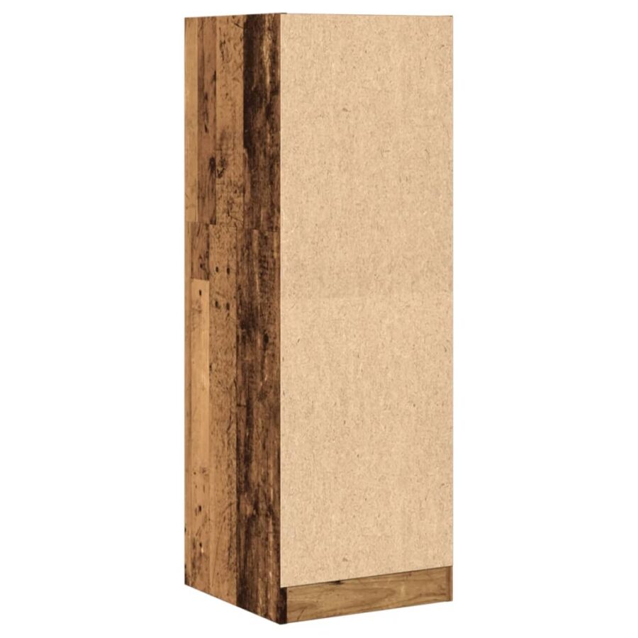 Apothekerskast 40x41x118 cm bewerkt hout oud houtkleurig - Afbeelding 7