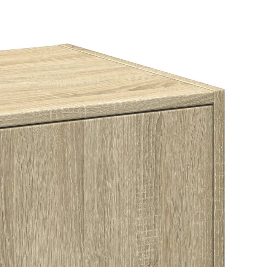 Apothekerskast 30x41x174,5 cm bewerkt hout sonoma eikenkleurig - Afbeelding 8