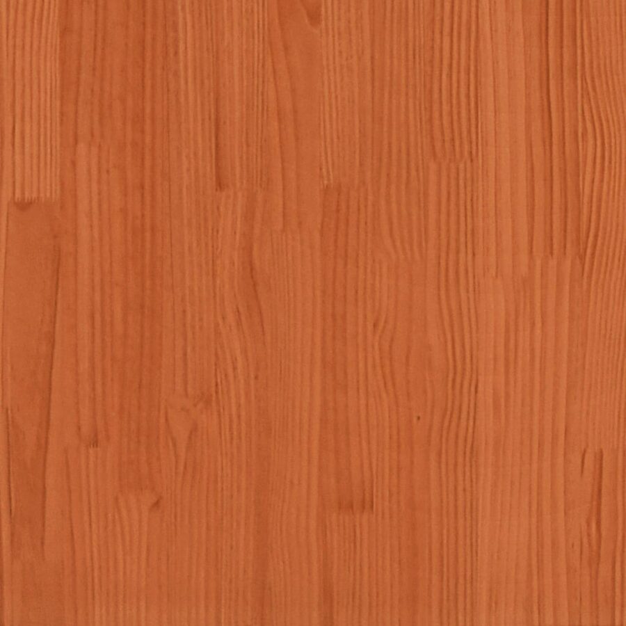 Bed met boekenkast zonder matras hout wasbruin 160x200 cm - Afbeelding 11