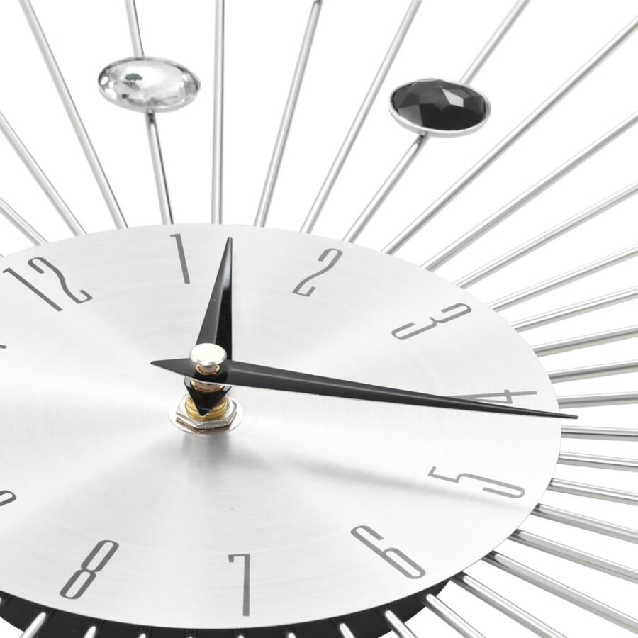 Wandklok met quartz-mechanisme 50 cm modern ontwerp - Afbeelding 4