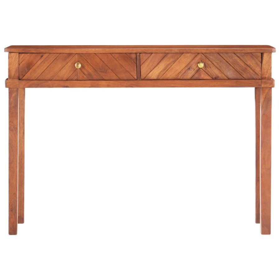 Wandkast 110x40x76 cm massief acaciahout - Afbeelding 3
