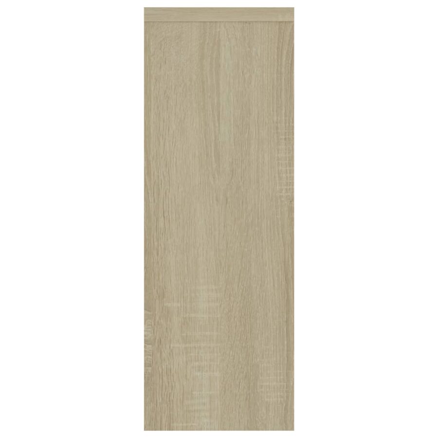 Wandschap 45,1x16x45,1 cm bewerkt hout sonoma eikenkleurig - Afbeelding 5