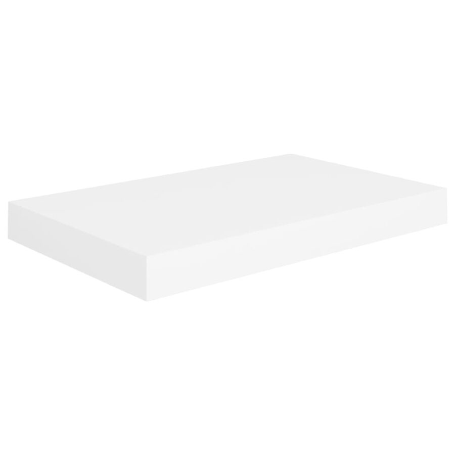 Wandschap zwevend 40x23x3,8 cm MDF wit - Afbeelding 2