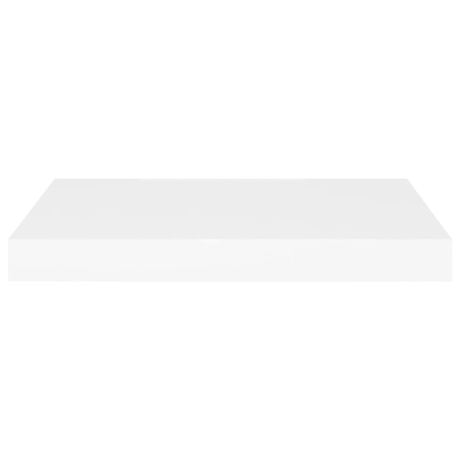 Wandschap zwevend 50x23x3,8 cm MDF wit - Afbeelding 4