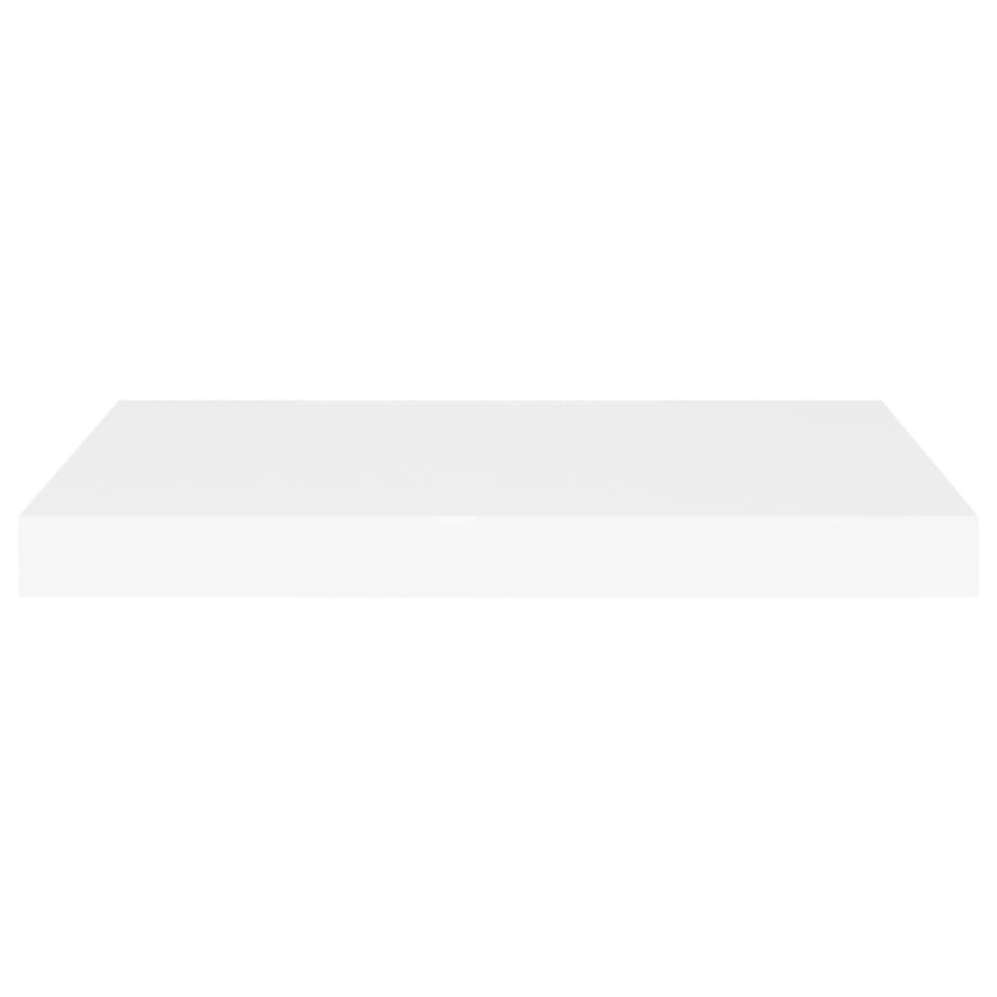 Wandschap zwevend 60x23,5x3,8 cm MDF wit - Afbeelding 4