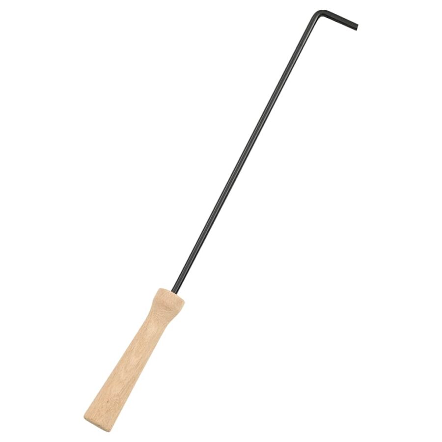 Vuurschaal en barbecue 2-in-1 met pook 56x56x49 cm staal - Afbeelding 9