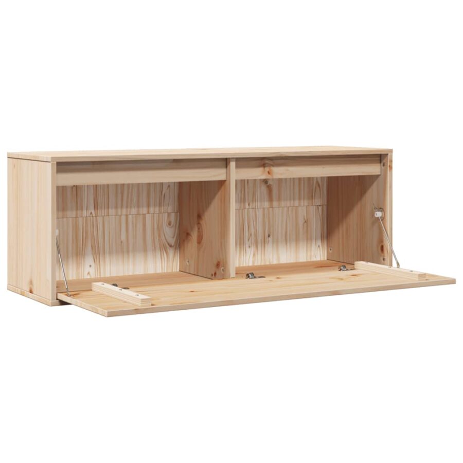 Wandkast 100x30x35 cm massief grenenhout - Afbeelding 8