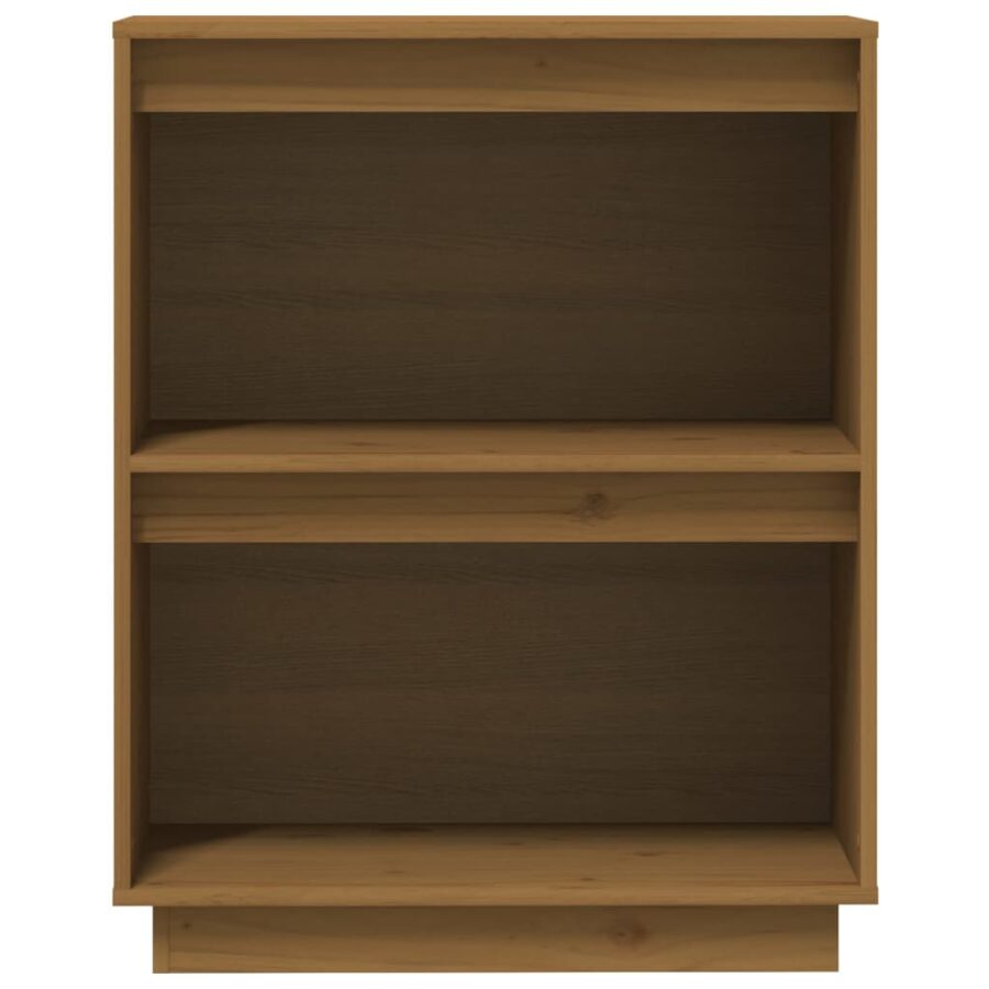 Wandkast 60x34x75 cm massief grenenhout honingbruin - Afbeelding 5