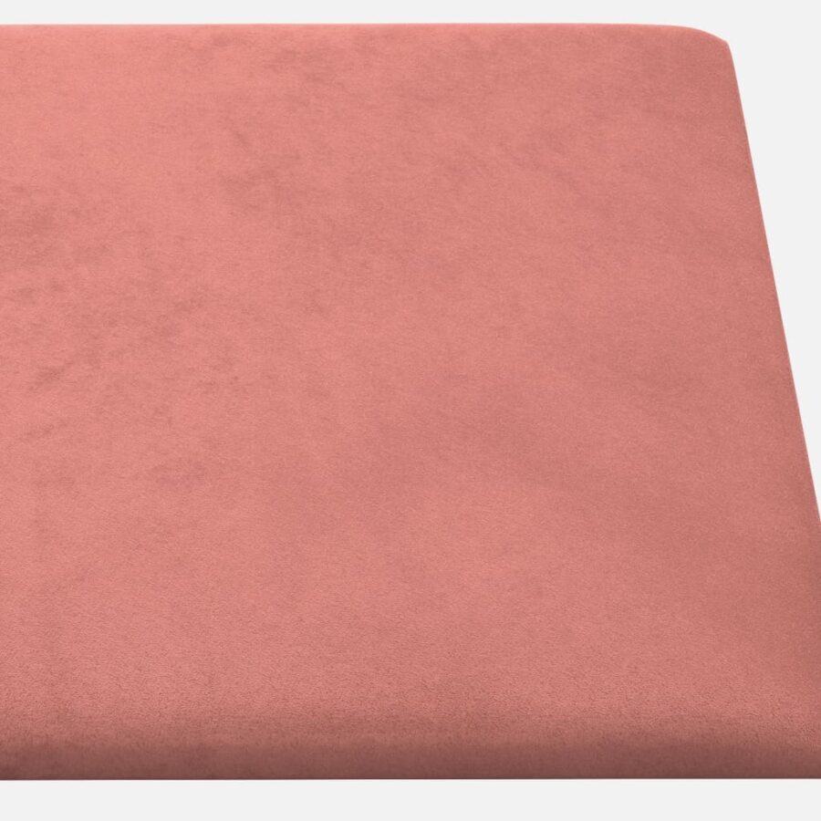 Wandpanelen 12 st 2,16 m² 60x30 cm fluweel roze - Afbeelding 6