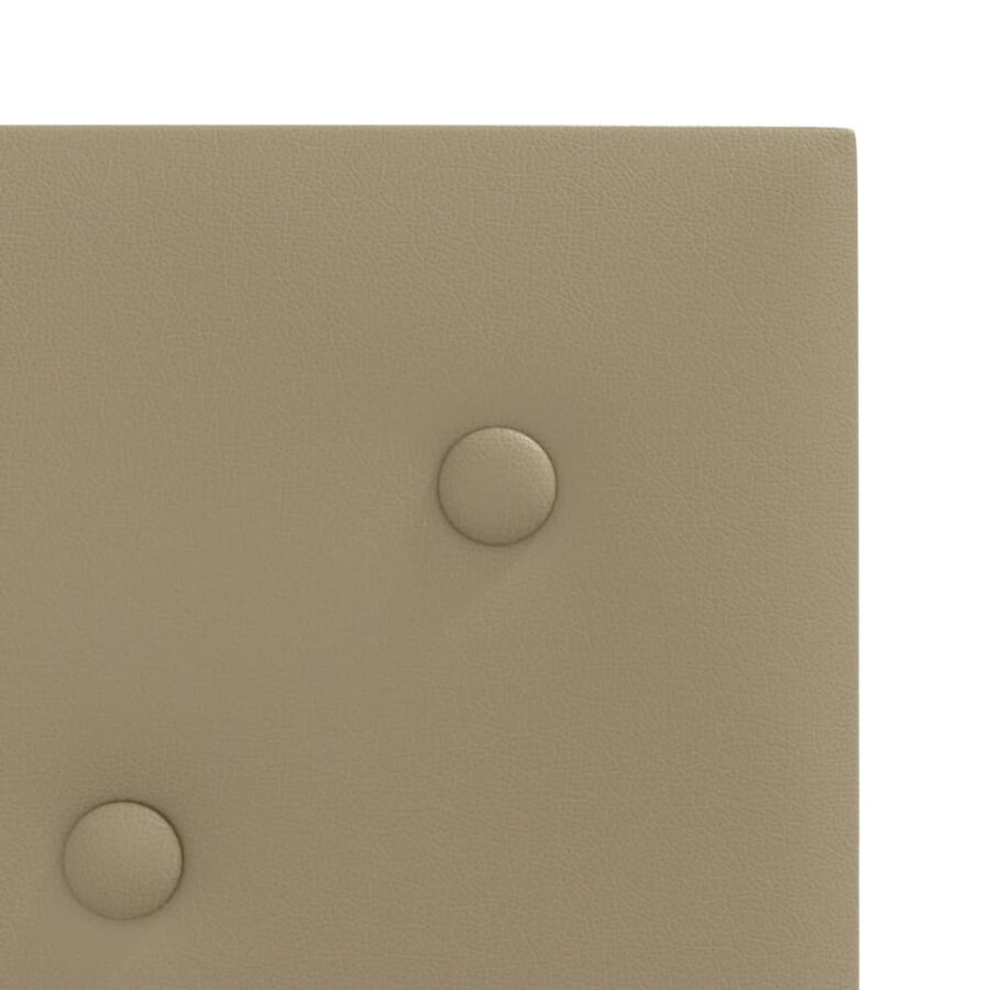 Wandpanelen 12 st 1,08 m² 30x30 cm kunstleer cappuccinokleurig - Afbeelding 6