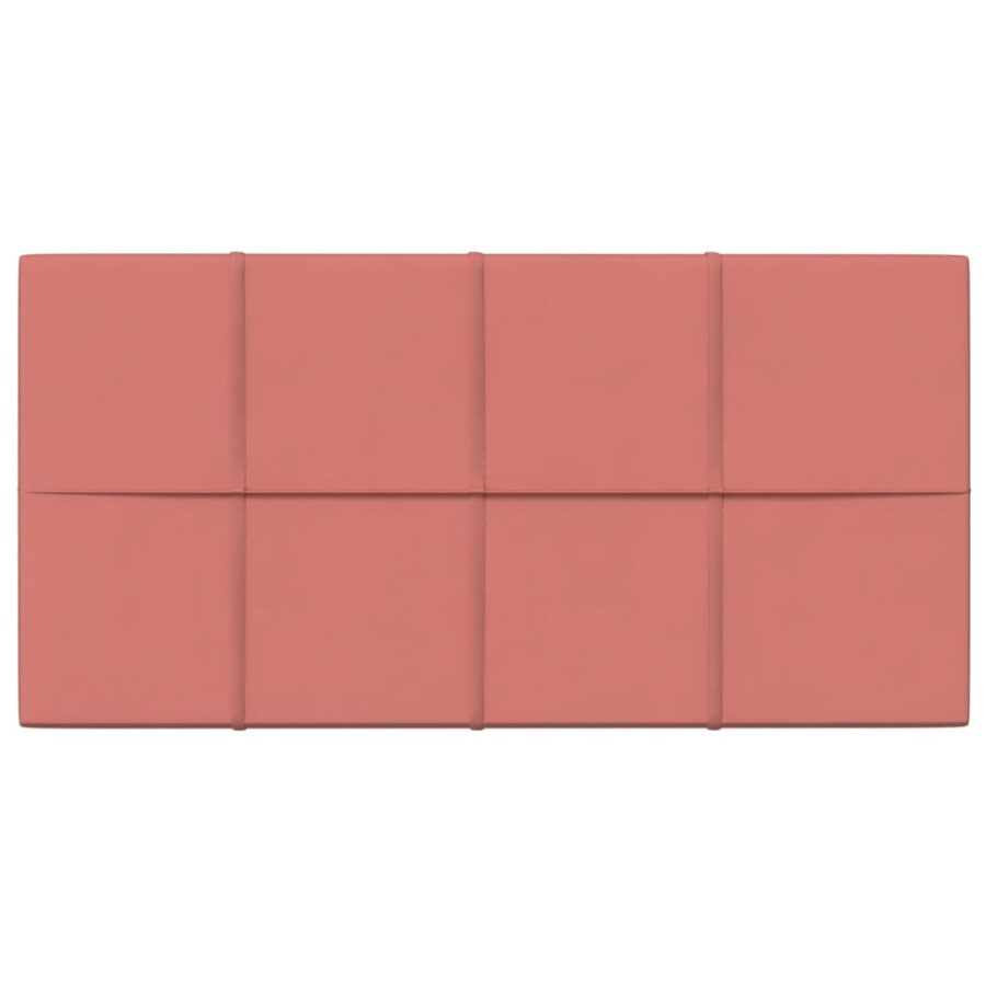 Wandpanelen 12 st 2,16 m² 60x30 cm fluweel roze - Afbeelding 3