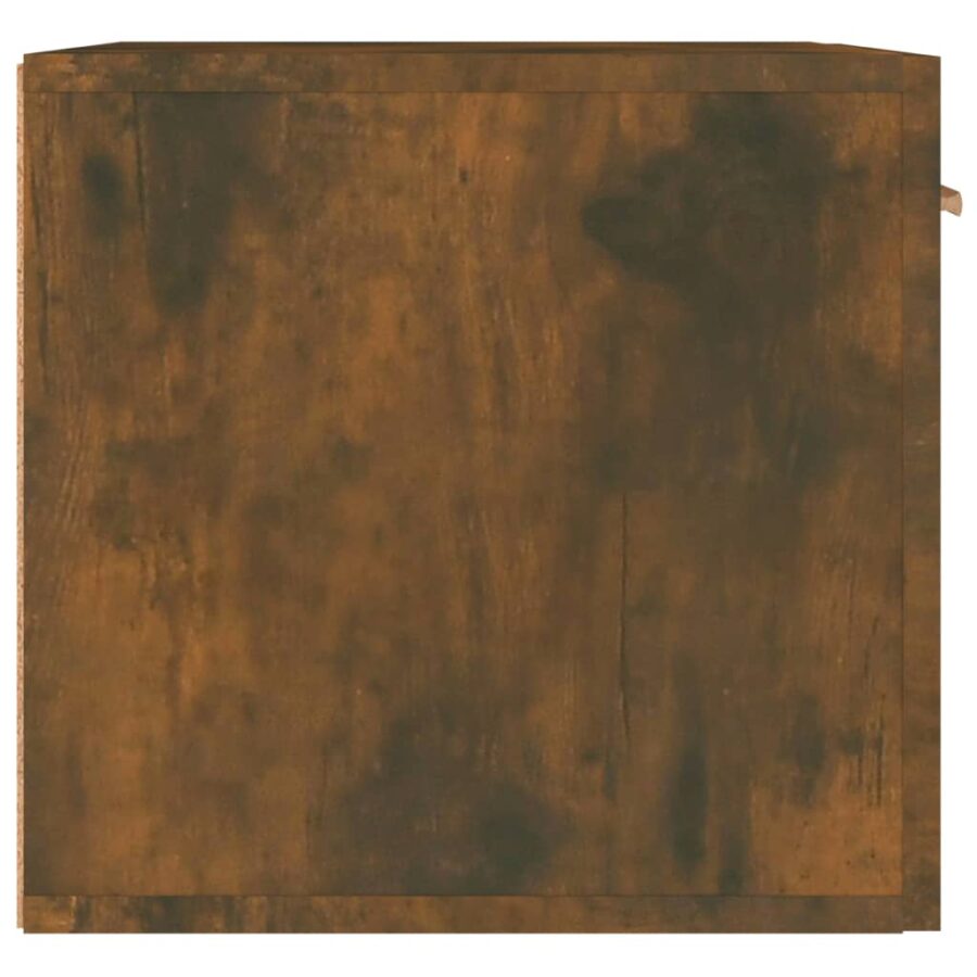 Wandkast 60x36,5x35 cm bewerkt hout gerookt eikenkleurig - Afbeelding 6