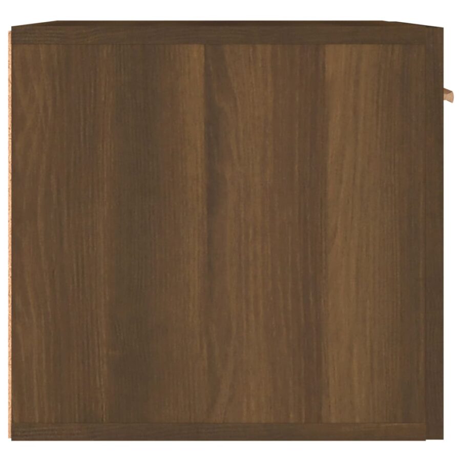 Wandkast 60x36,5x35 cm bewerkt hout bruin eikenkleur - Afbeelding 6