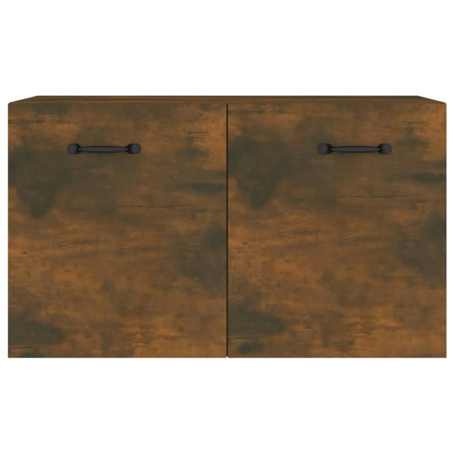 Wandkast 60x36,5x35 cm bewerkt hout gerookt eikenkleurig - Afbeelding 3