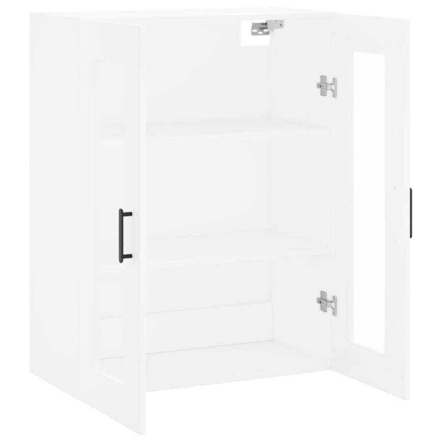 Wandkast 69,5x34x90 cm wit - Afbeelding 7