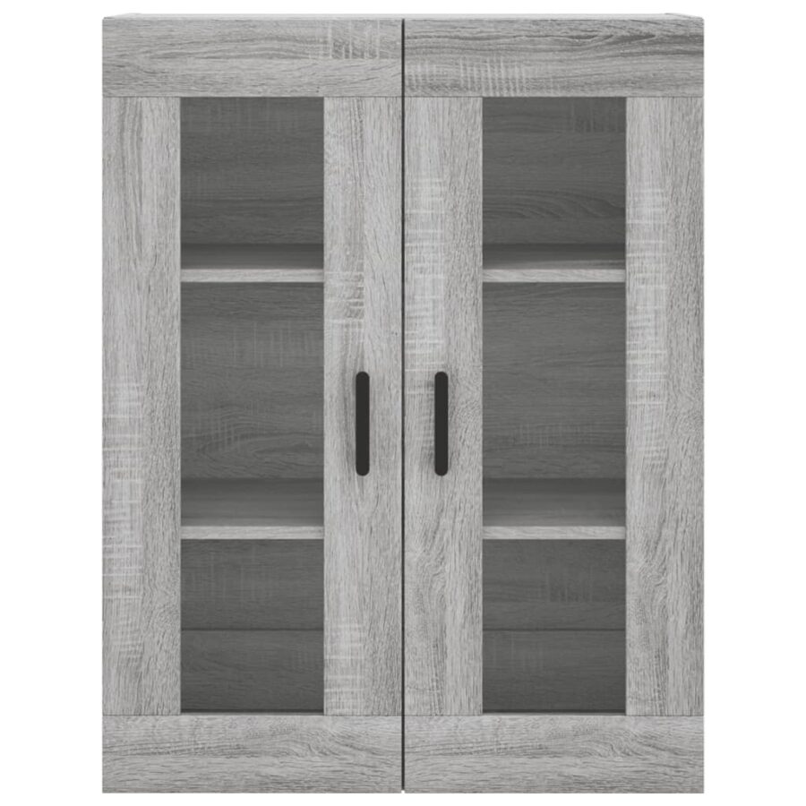 Wandkast 69,5x34x90 cm grijs sonoma eikenkleurig - Afbeelding 6