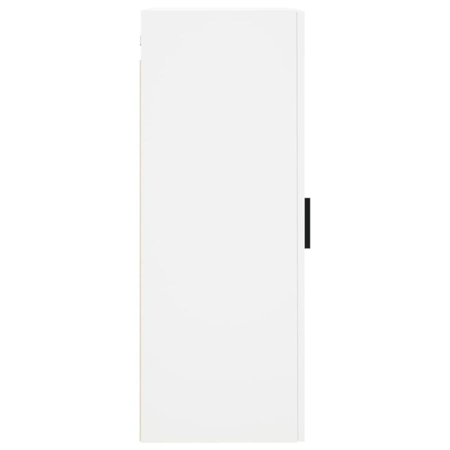Wandkast 34,5x34x90 cm wit - Afbeelding 8