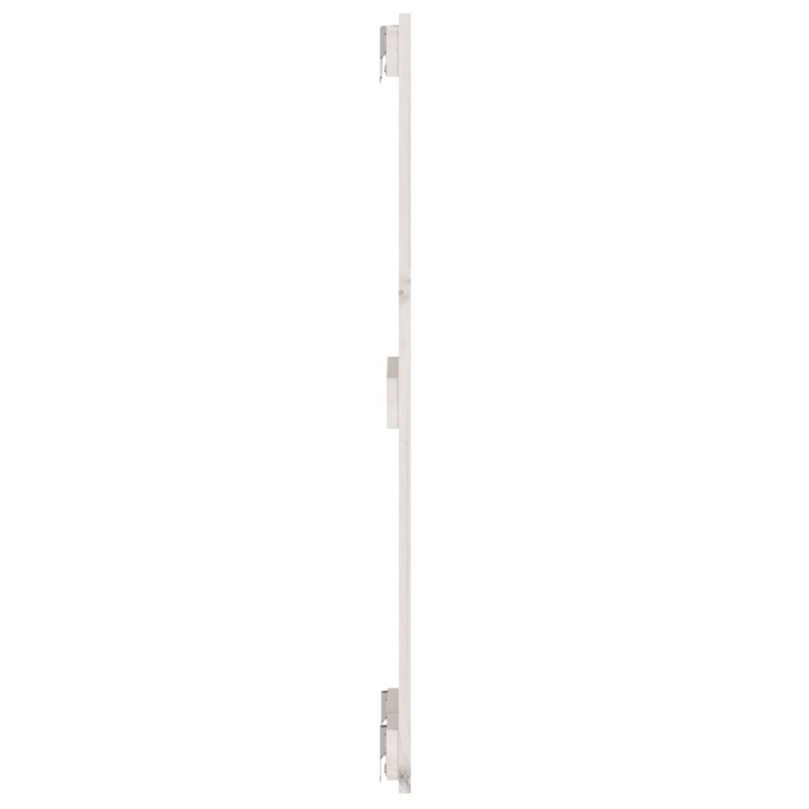 Wandhoofdbord 82,5x3x90 cm massief grenenhout wit - Afbeelding 5