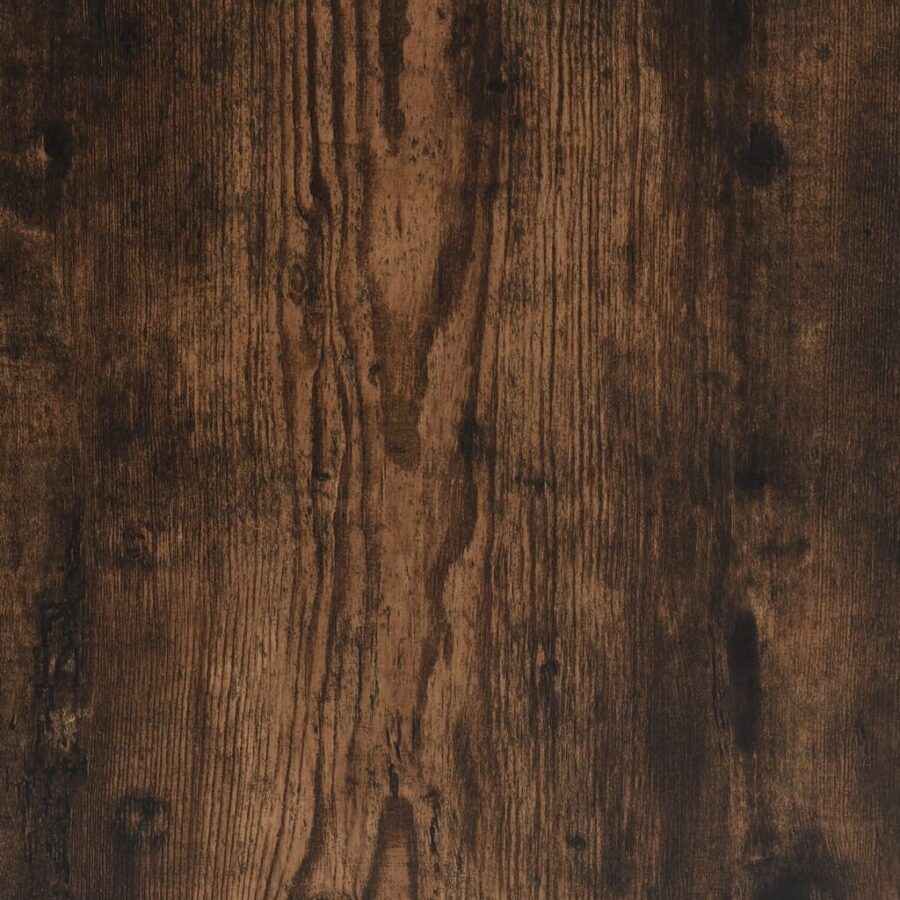 Wandschap 102x30x29 cm bewerkt hout gerookt eikenkleurig - Afbeelding 8