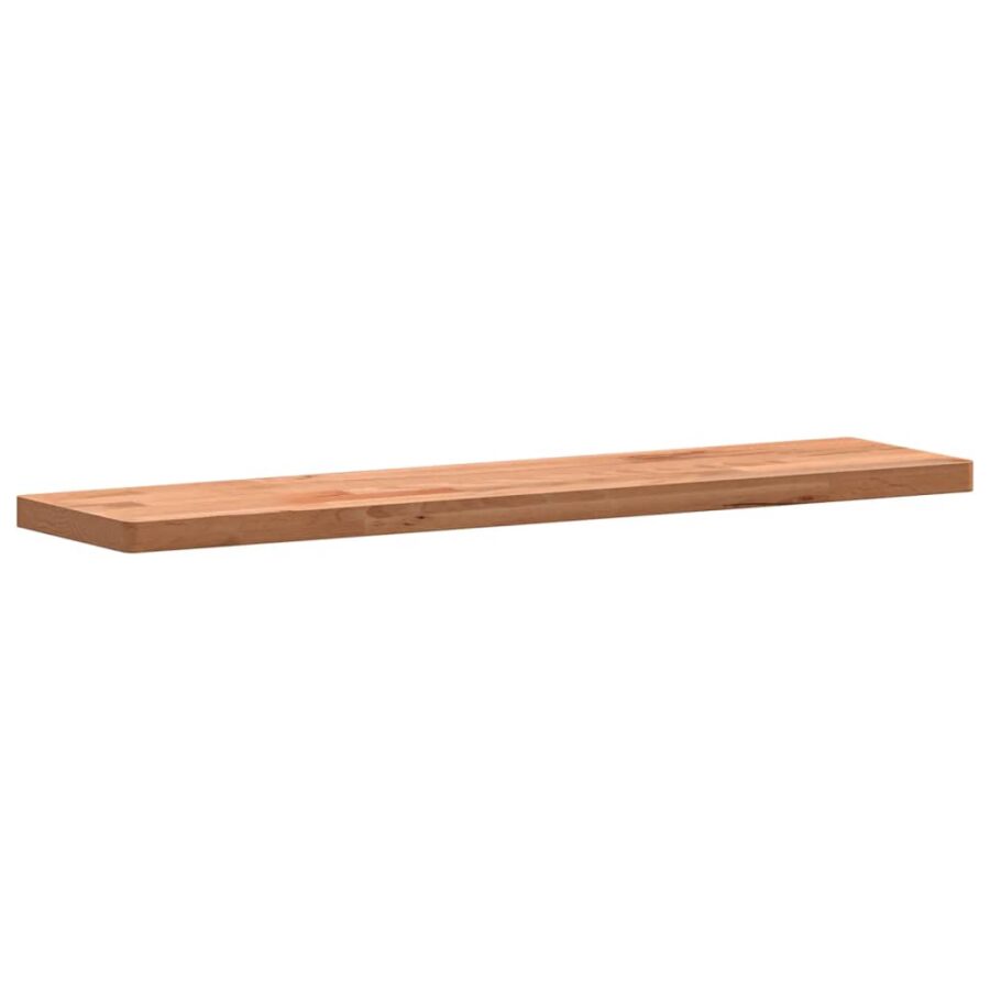 Wandschap 80x20x2,5 cm massief beukenhout - Afbeelding 3