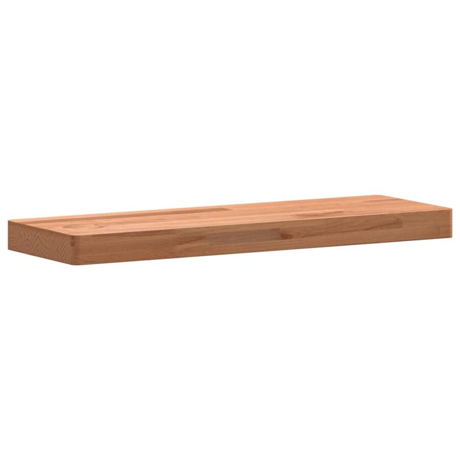 Wandschap 60x20x4 cm massief beukenhout - Afbeelding 3