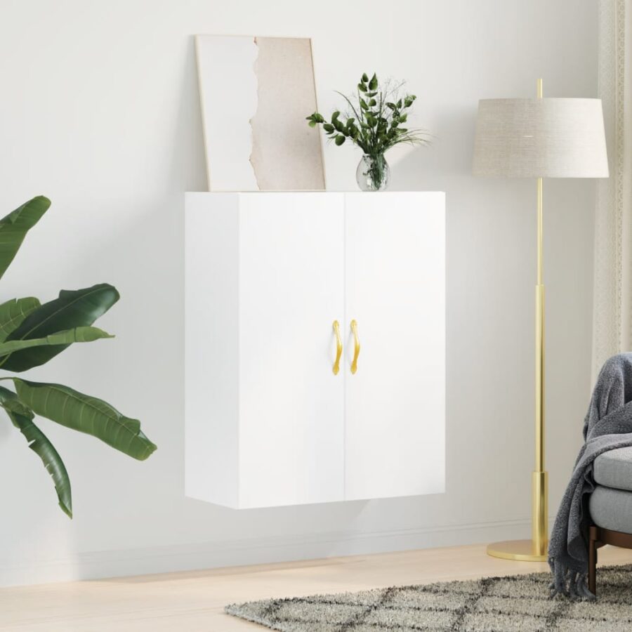 Wandkast 69,5x34x90 cm wit - Afbeelding 3