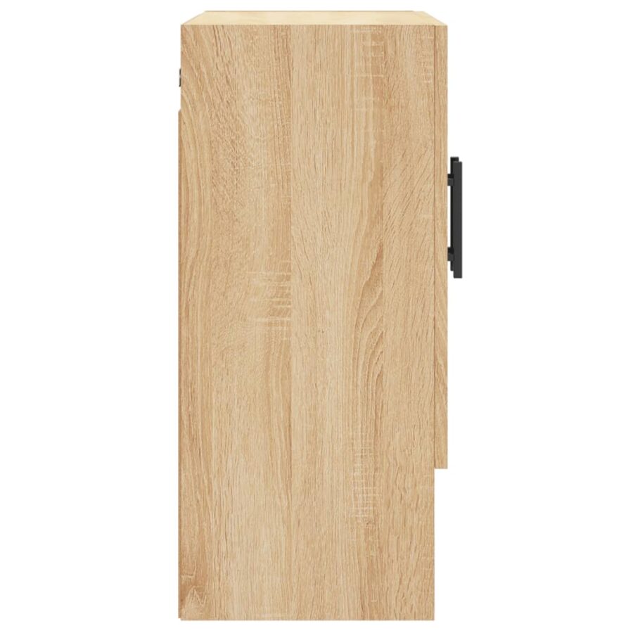 Wandkast 60x31x70 cm bewerkt hout sonoma eikenkleurig - Afbeelding 7