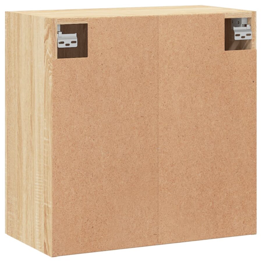 Wandkast 60x31x60 cm bewerkt hout sonoma eikenkleurig - Afbeelding 8
