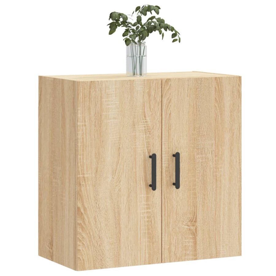 Wandkast 60x31x60 cm bewerkt hout sonoma eikenkleurig - Afbeelding 3