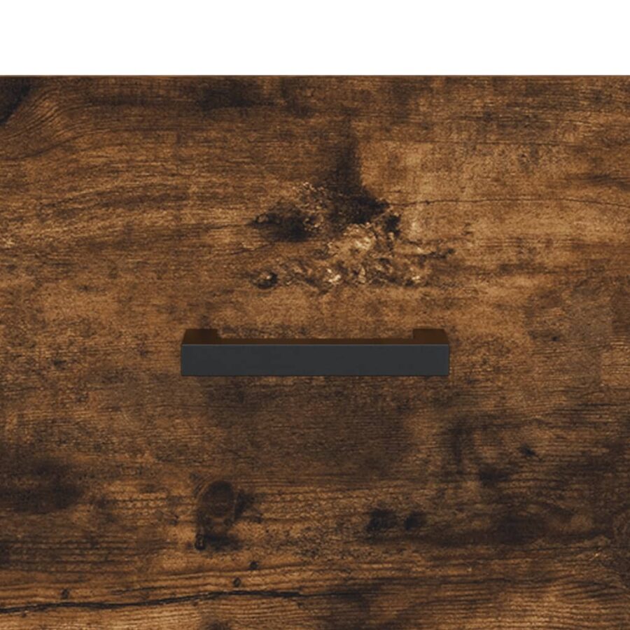 Wandkast 60x36,5x35 cm bewerkt hout gerookt eikenkleurig - Afbeelding 9