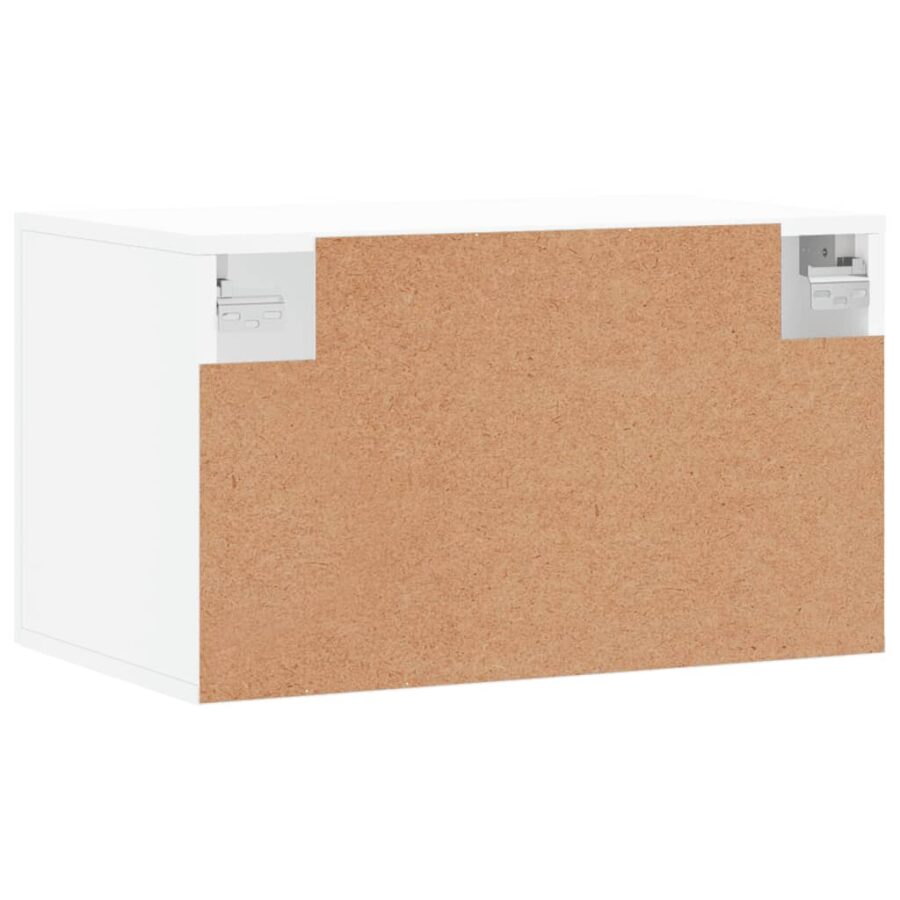 Wandkast 60x36,5x35 cm bewerkt hout wit - Afbeelding 8