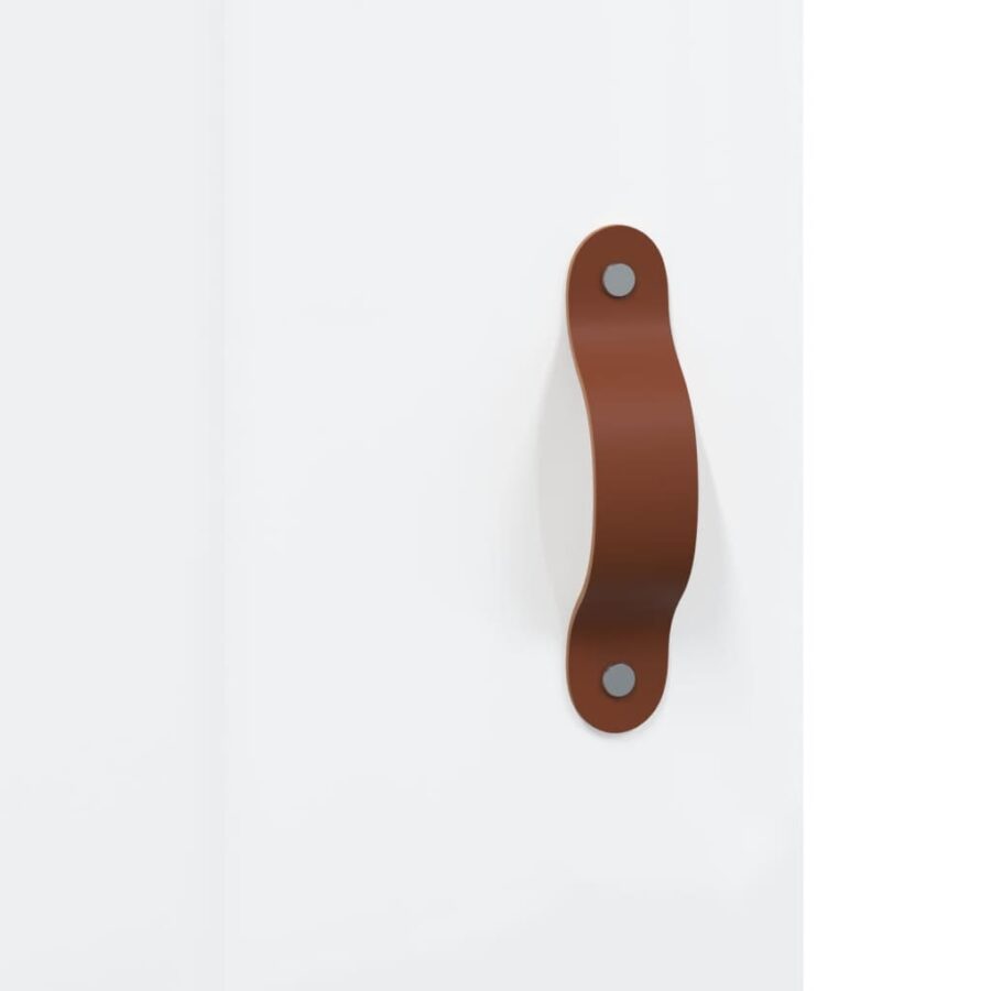 Wandkast 69,5x34x90 cm bewerkt hout hoogglans wit - Afbeelding 10