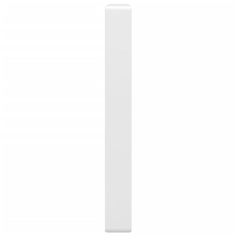 Wandbeugels voor wasbak 2 st trapezium staal wit - Afbeelding 5