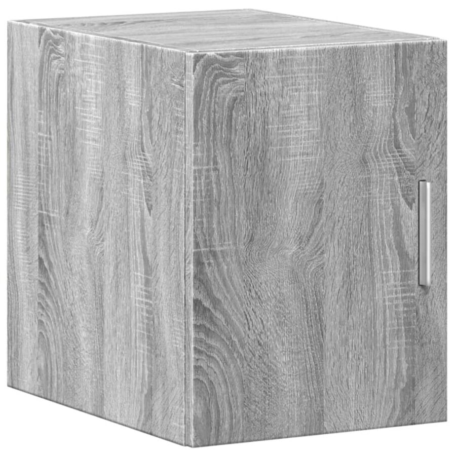 Wandkast 30x42,5x40 cm bewerkt hout grijs sonoma eikenkleurig - Afbeelding 2