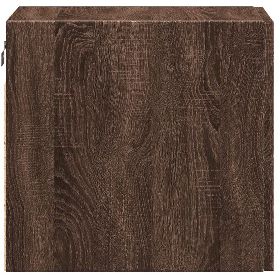 Wandkast 30x42,5x40 cm bewerkt hout bruin eikenkleur - Afbeelding 5