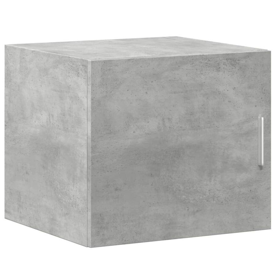 Wandkast 45x42,5x40 cm bewerkt hout betongrijs - Afbeelding 2