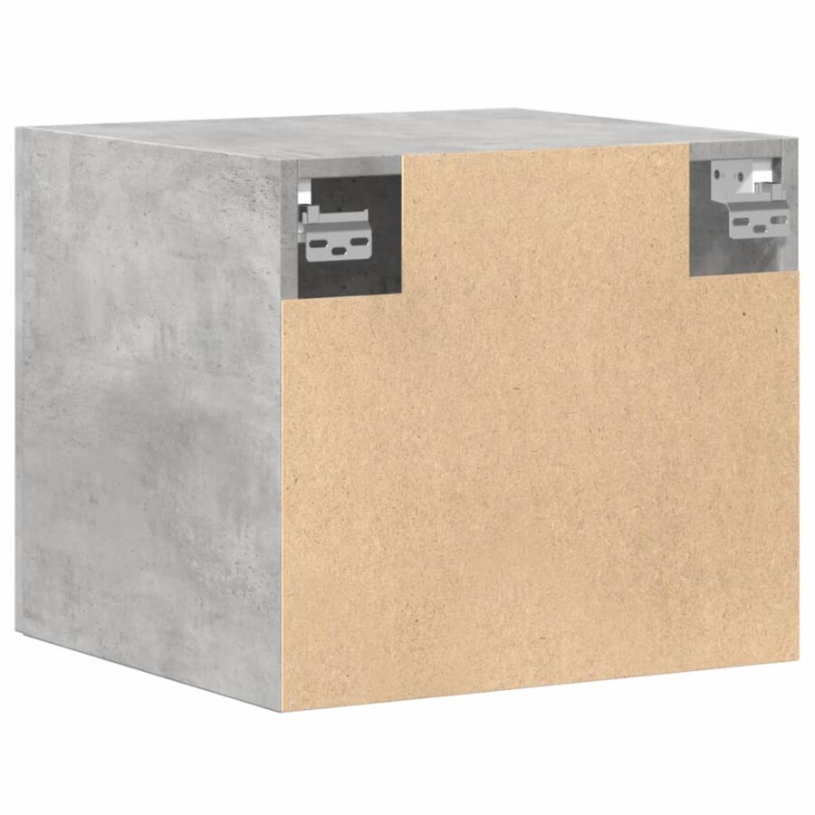 Wandkast 45x42,5x40 cm bewerkt hout betongrijs - Afbeelding 6