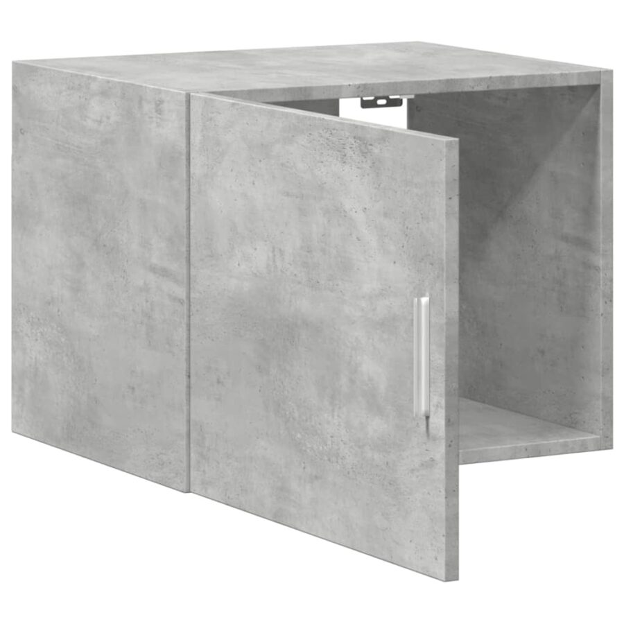 Wandkast 50x42,5x40 cm bewerkt hout betongrijs - Afbeelding 8