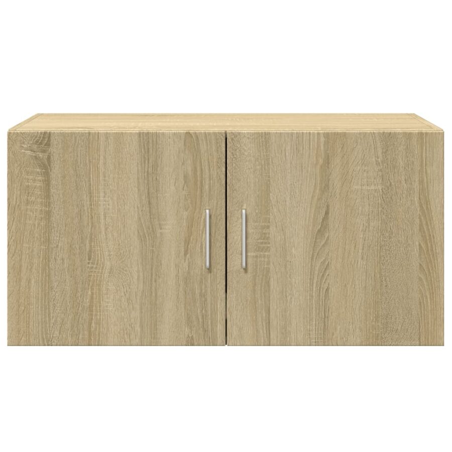 Wandkast 80x42,5x40 cm bewerkt hout sonoma eikenkleurig - Afbeelding 4