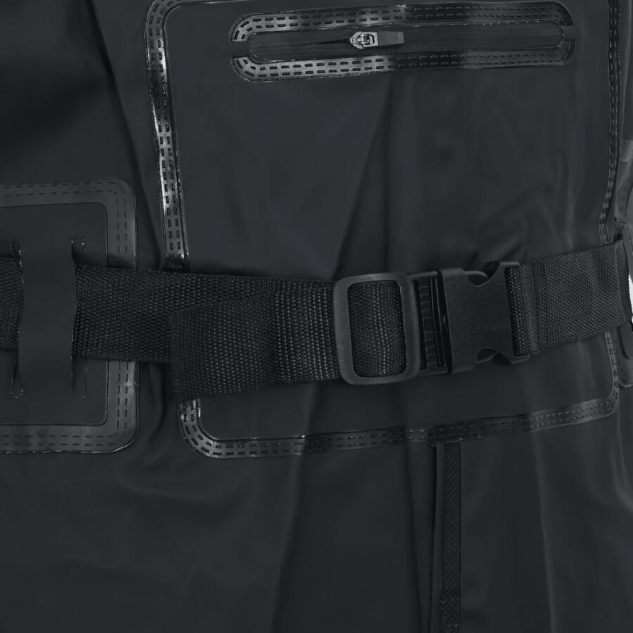Waadpak met laarzen en riem maat 43 zwart - Afbeelding 6
