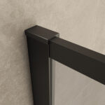 Square inloopdouche 1200 x 2000 x 10 mm nano helder glas/mat zwart - Afbeelding 3