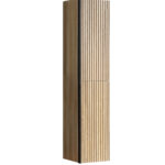 Ribbella kolomkast met 2 deuren 160 x 36 x 30 cm naturel eik - Afbeelding 4