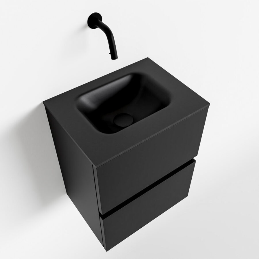 MONDIAZ ADA 40cm toiletmeubel urban. LEX wastafel urban positie midden. Zonder kraangat - Afbeelding 4