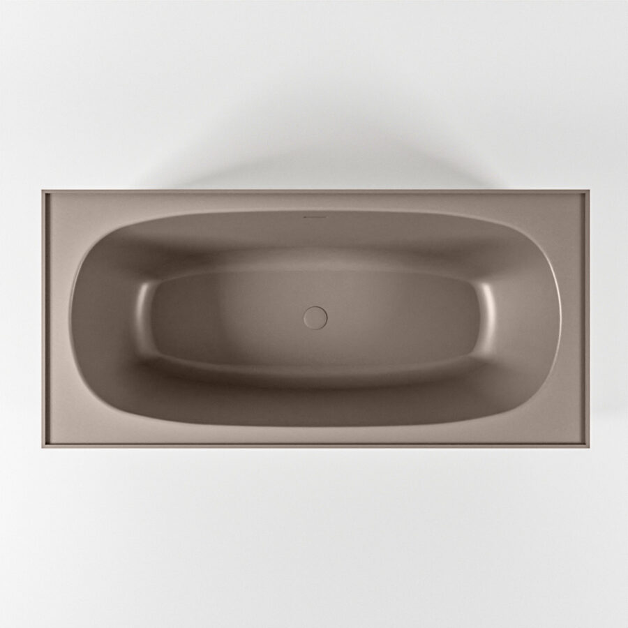 MONDIAZ FREEZE vrijstaand bad 180x85cm kleur Smoke / Smoke - Afbeelding 9