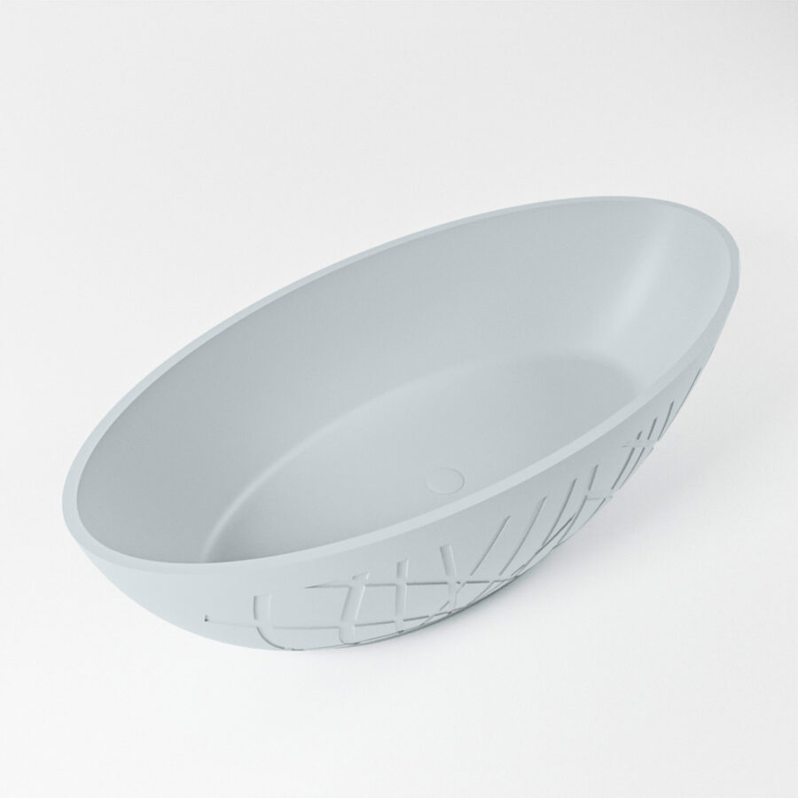 MONDIAZ HOLM vrijstaand bad 180x85cm kleur Clay / Clay - Afbeelding 5