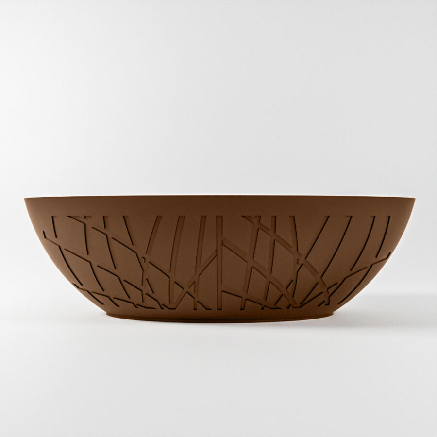 MONDIAZ HOLM vrijstaand bad 180x85cm kleur Rust / Talc - Afbeelding 9